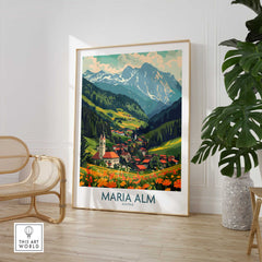 Maria Alm Travel Print-This Art World