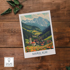 Maria Alm Travel Print-This Art World