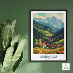Maria Alm Travel Print-This Art World