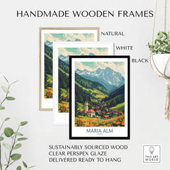 Maria Alm Travel Print-This Art World