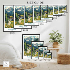 Maria Alm Wall Art Print-This Art World