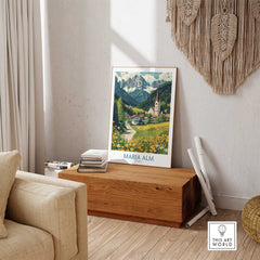 Maria Alm Wall Art Print-This Art World