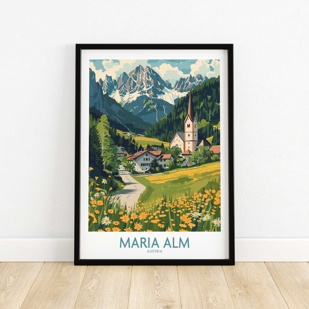 Maria Alm Wall Art Print-This Art World