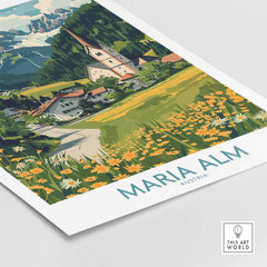 Maria Alm Wall Art Print-This Art World