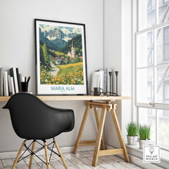Maria Alm Wall Art Print-This Art World