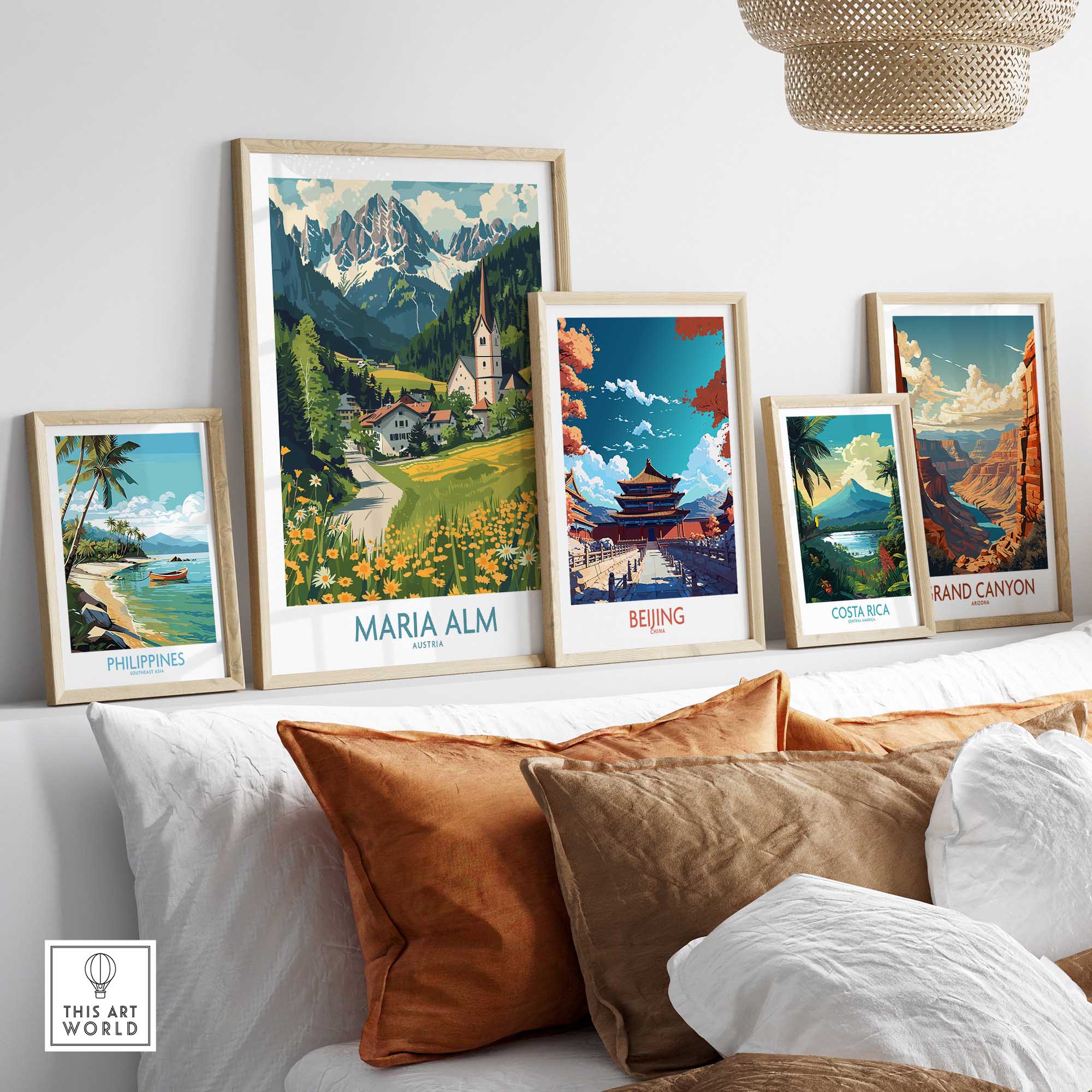 Maria Alm Wall Art Print-This Art World