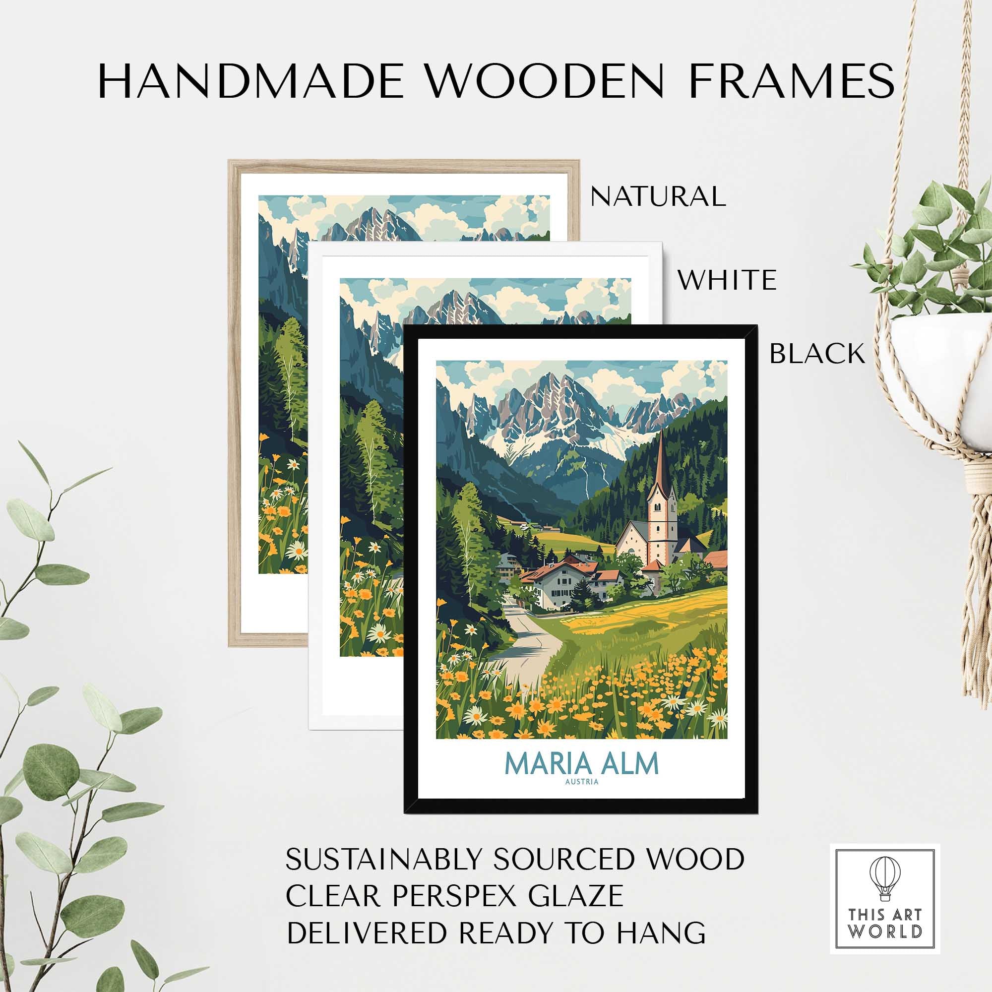 Maria Alm Wall Art Print-This Art World