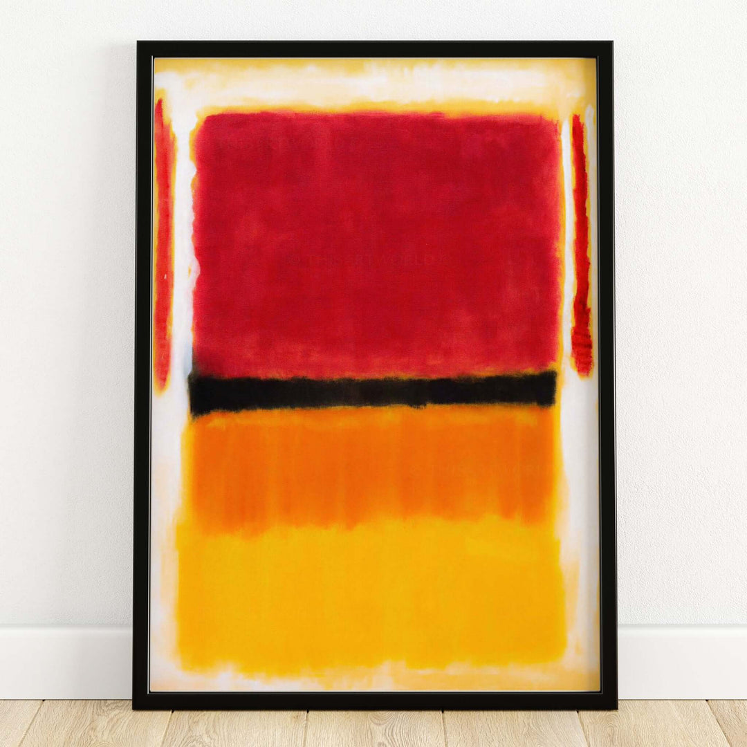 Mark Rothko Violet Black Orange Yellow 1949 Abstract Canvas Color Field Poster Guggenheim