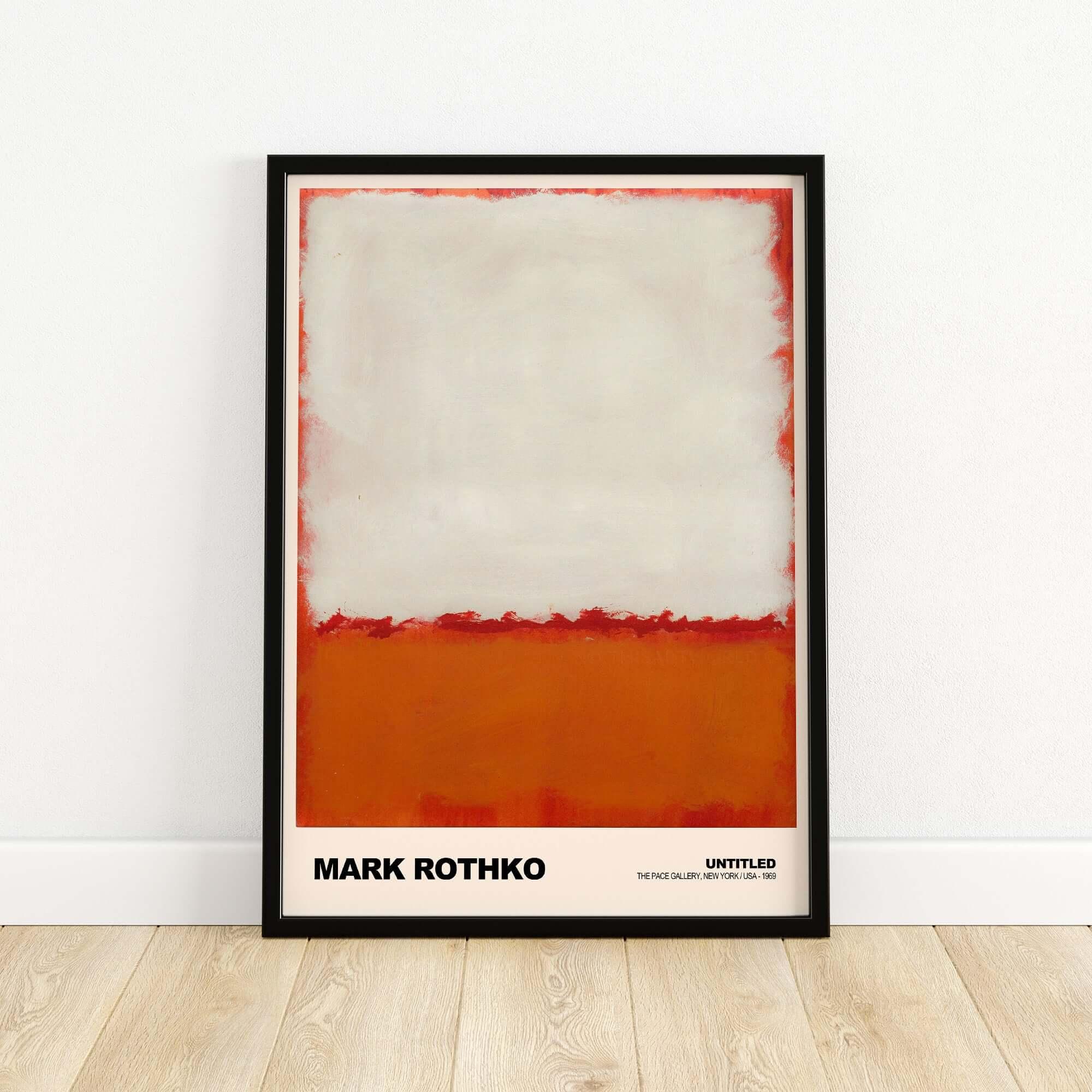 Mark Rothko Untitled 1969 Abstract Expressionism Poster – This Art