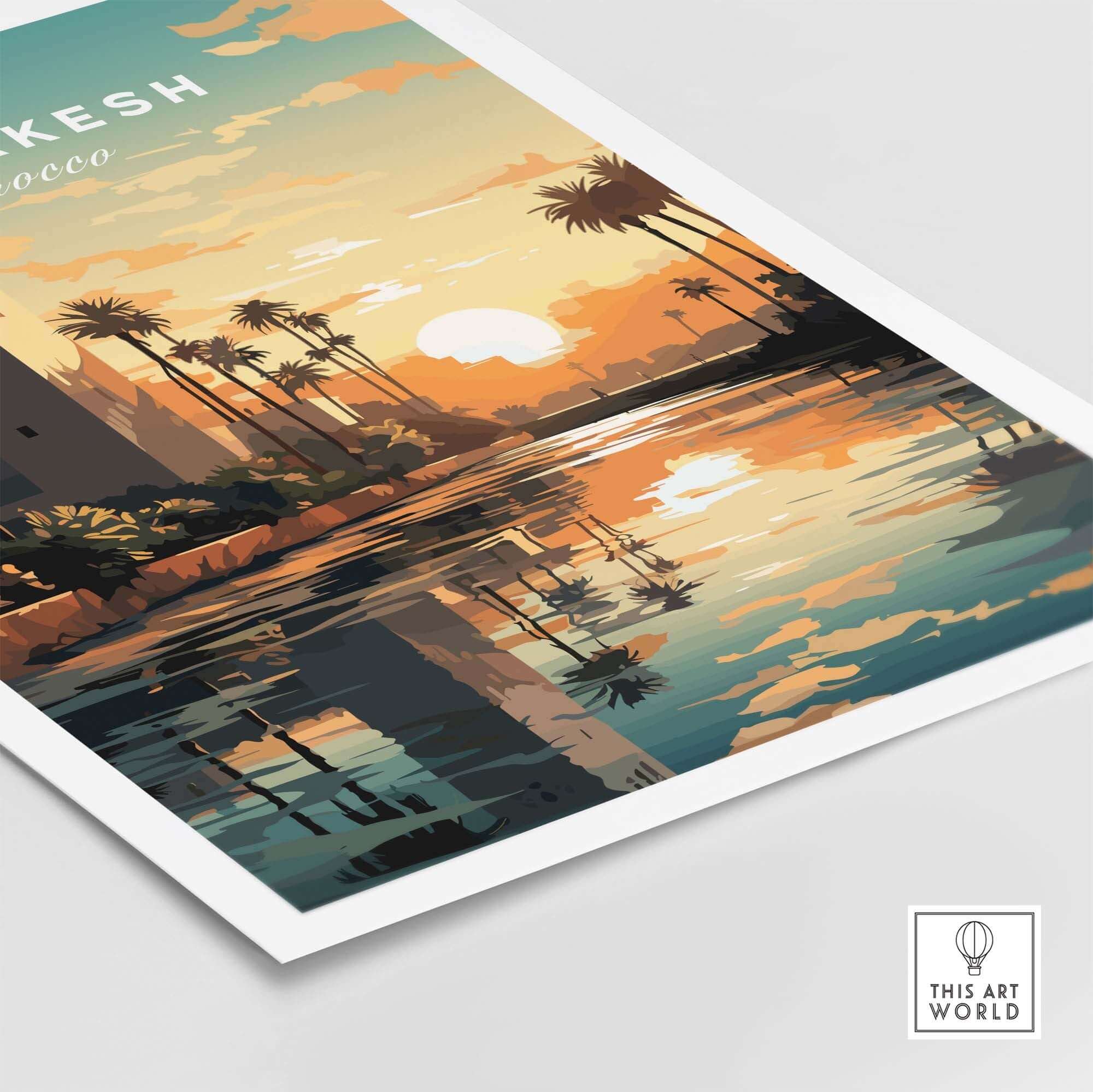Marrakesh Poster part of our best collection or travel posters and prints - This Art World
