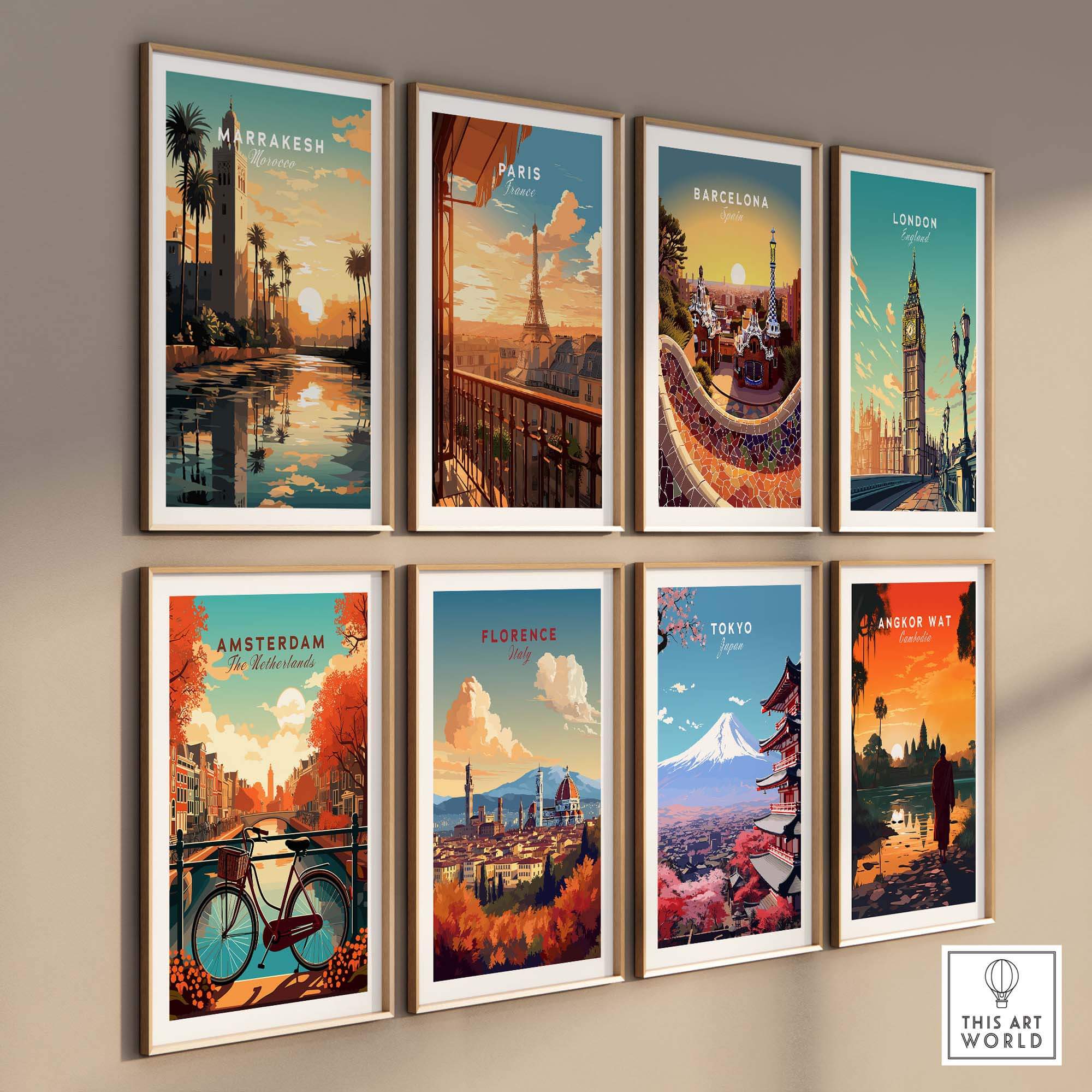 Marrakesh Poster part of our best collection or travel posters and prints - This Art World