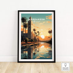 Marrakesh Poster part of our best collection or travel posters and prints - This Art World