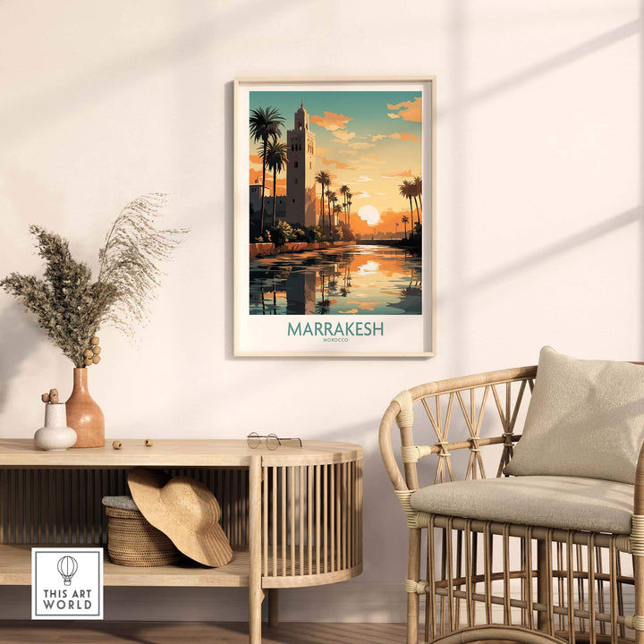 Marrakesh Wall Art part of our best collection or travel posters and prints - This Art World