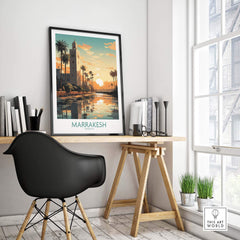 Marrakesh Wall Art part of our best collection or travel posters and prints - This Art World