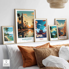 Marrakesh Wall Art part of our best collection or travel posters and prints - This Art World