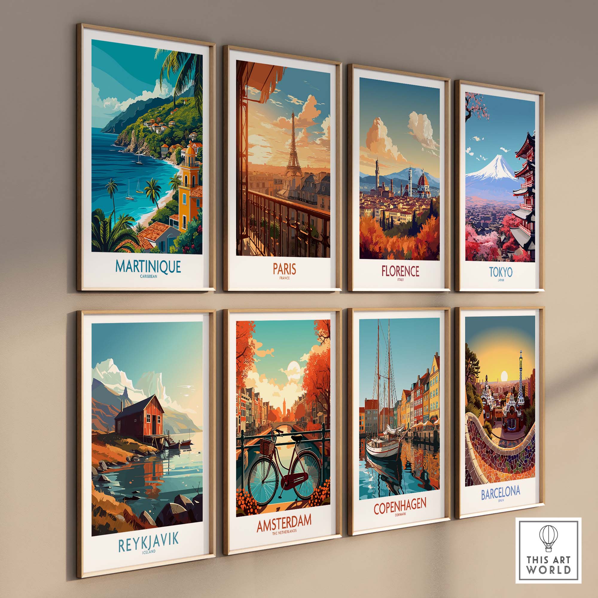 Martinique Poster part of our best collection or travel posters and prints - This Art World