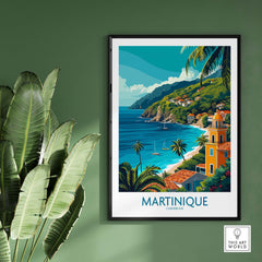 Martinique Poster part of our best collection or travel posters and prints - This Art World