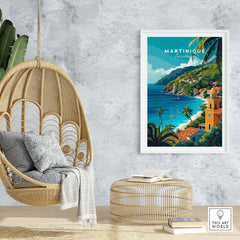 Martinique Print part of our best collection or travel posters and prints - This Art World