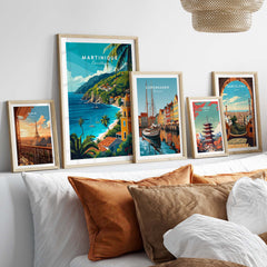 Martinique Print part of our best collection or travel posters and prints - This Art World