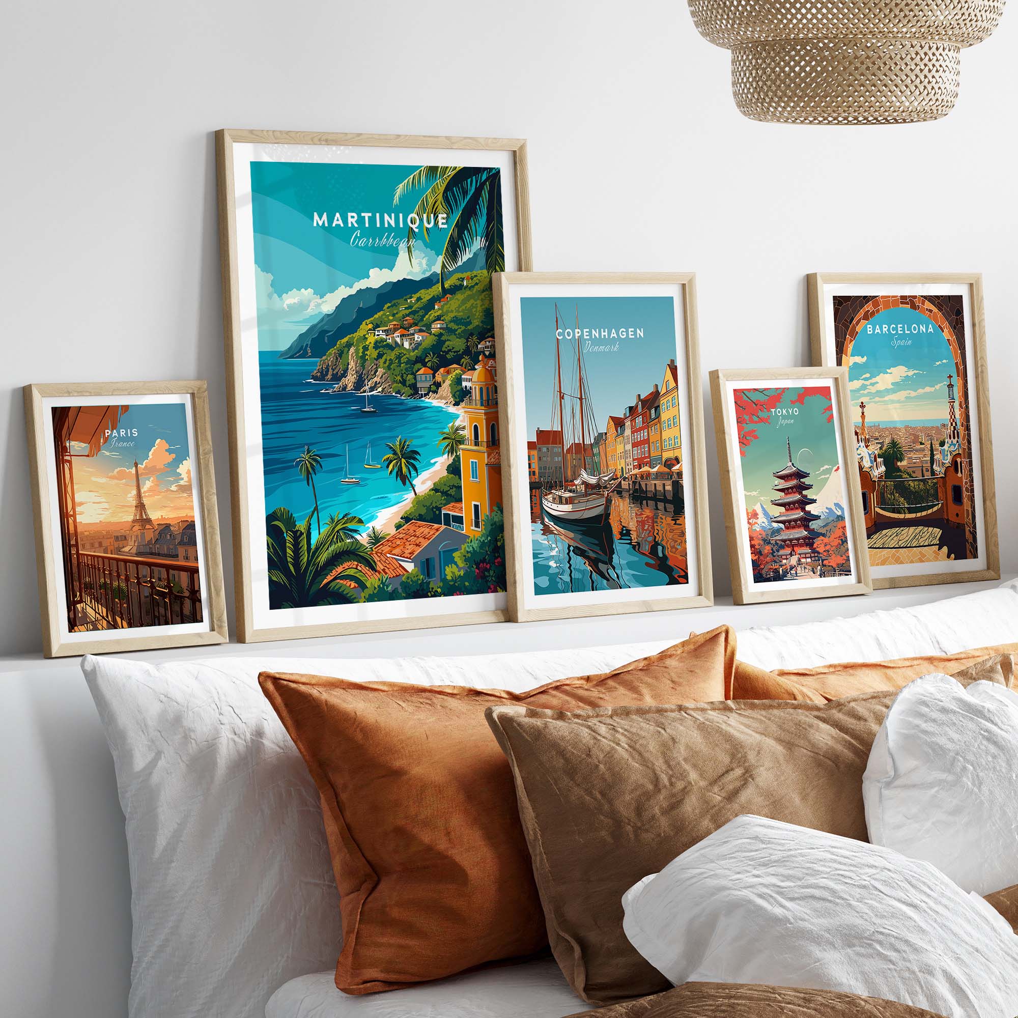 Martinique Print part of our best collection or travel posters and prints - This Art World