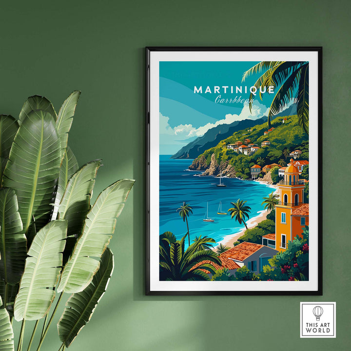 Martinique Print part of our best collection or travel posters and prints - This Art World