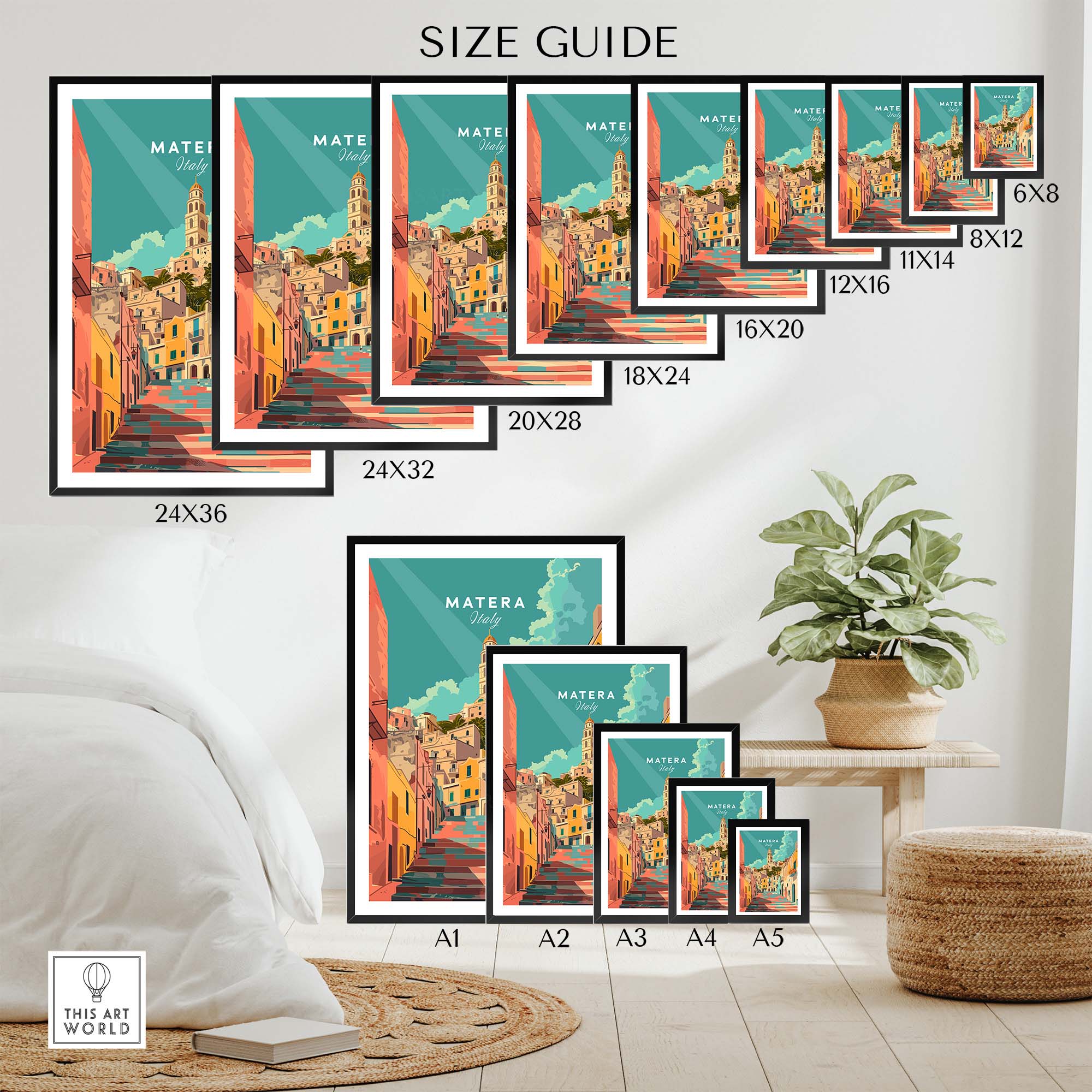 Matera Art Print