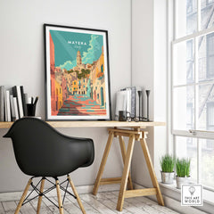 Matera Art Print