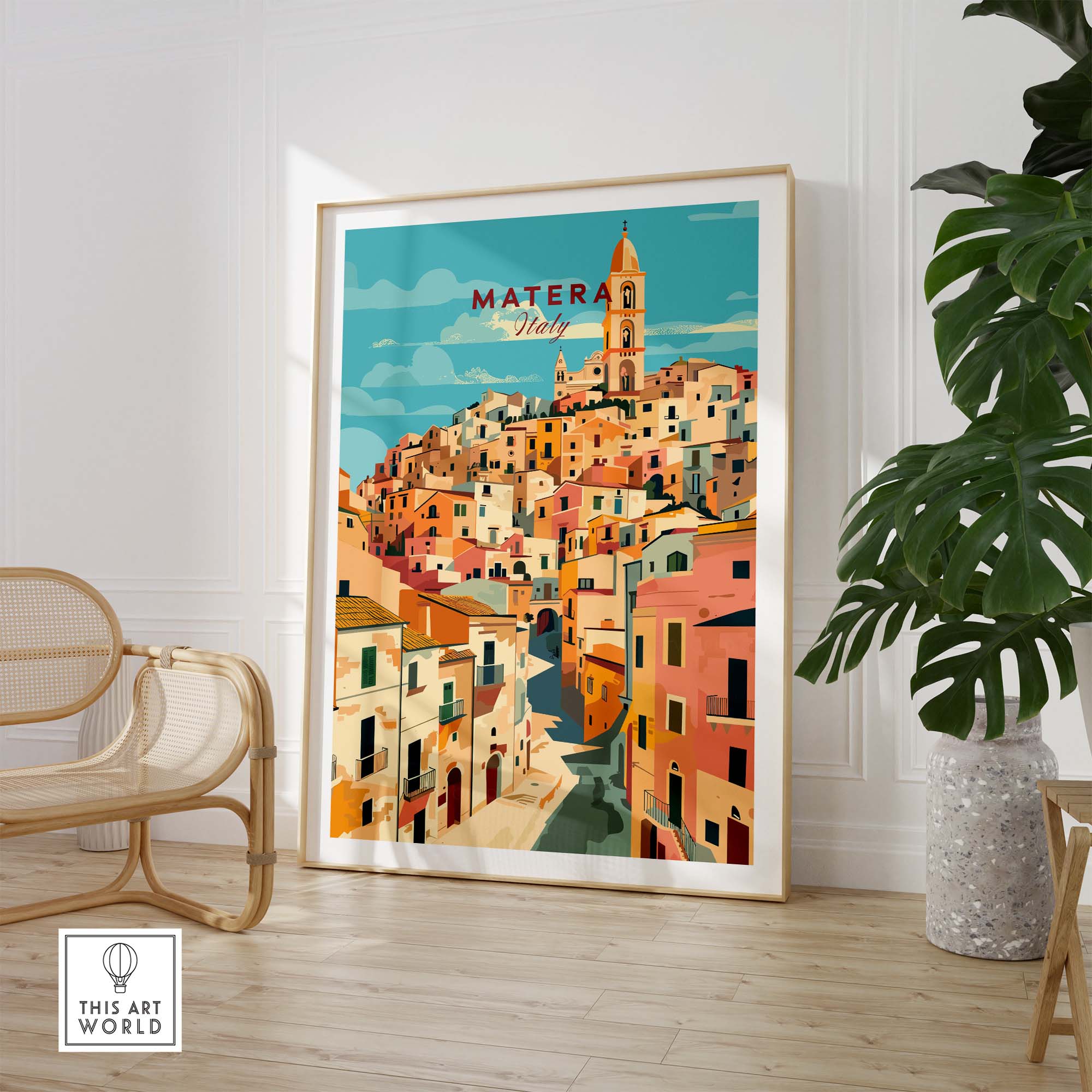 Matera Poster Italy