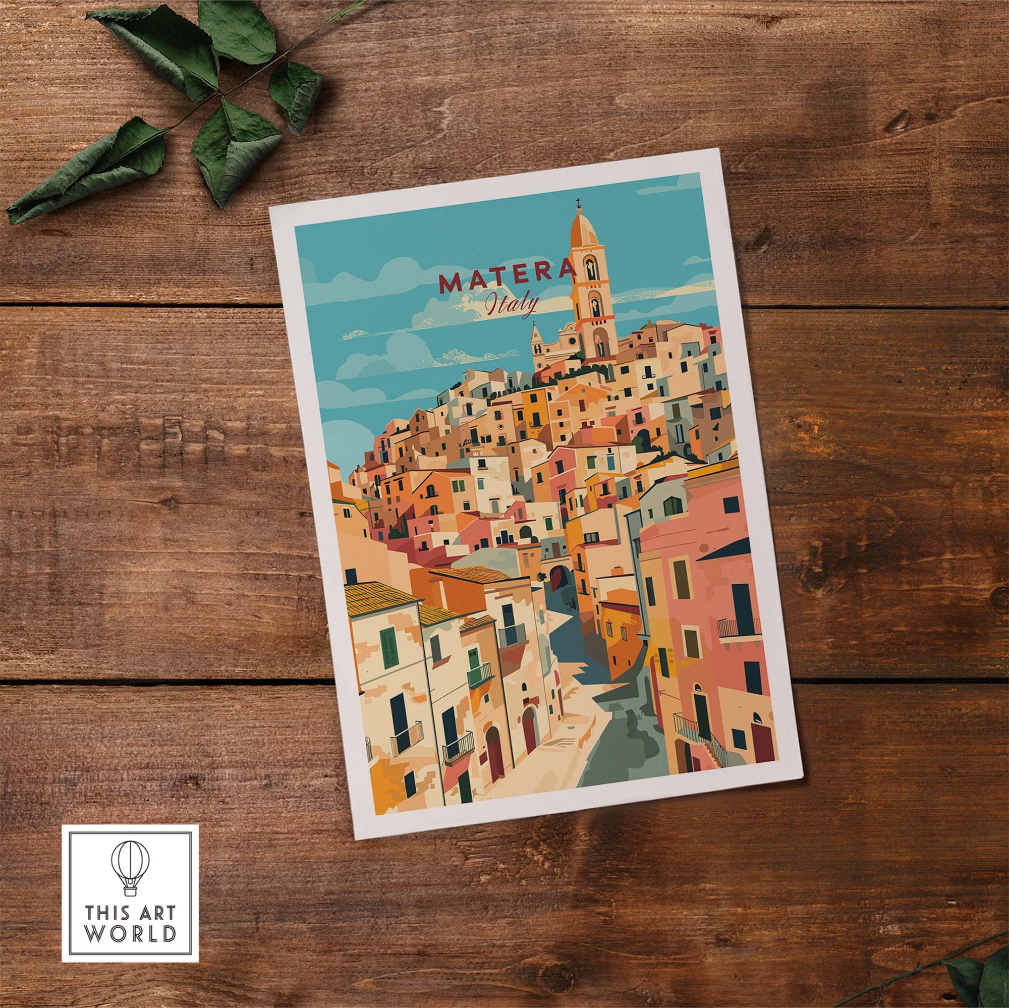 Matera Poster Italy