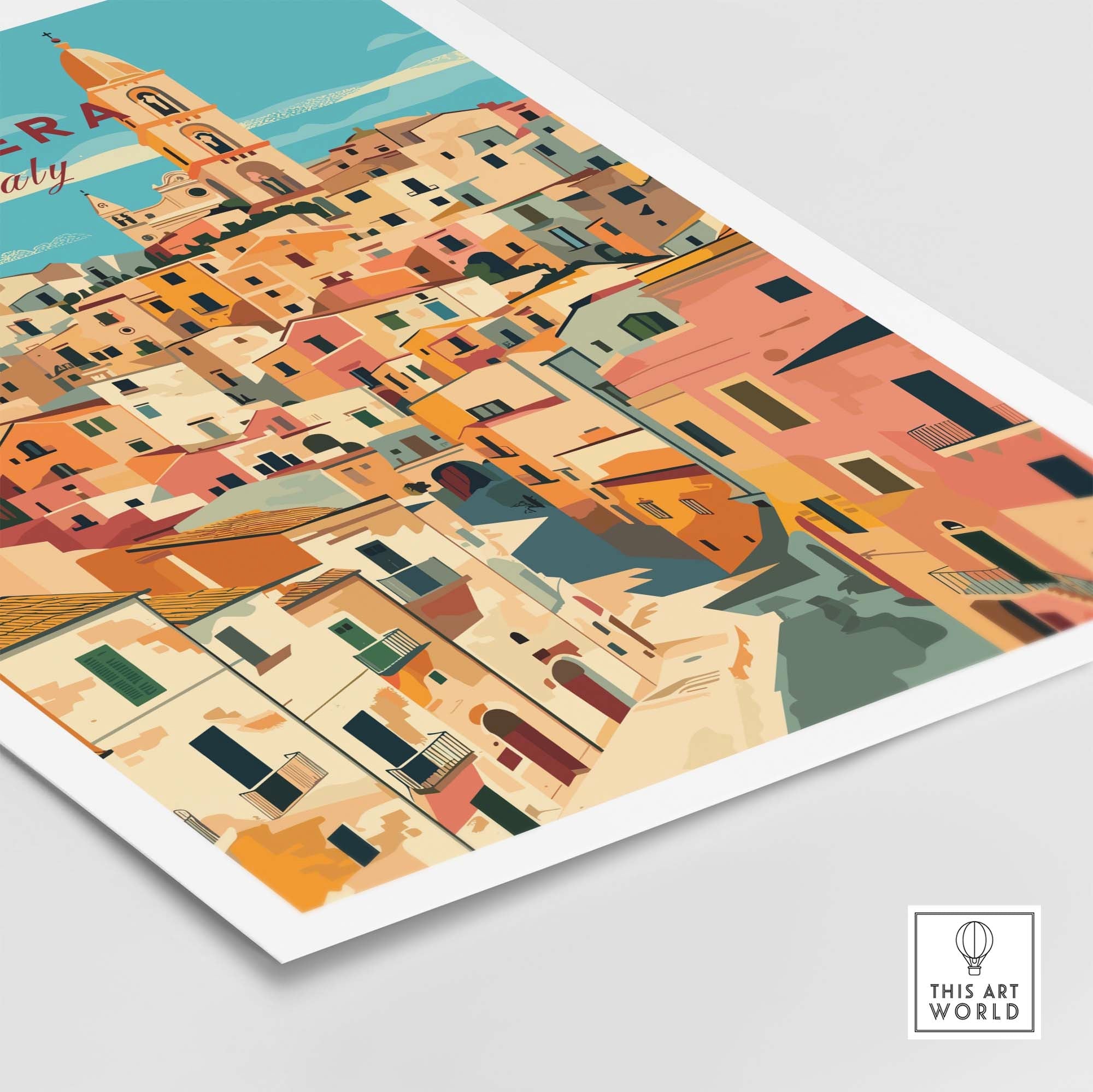 Matera Poster Italy