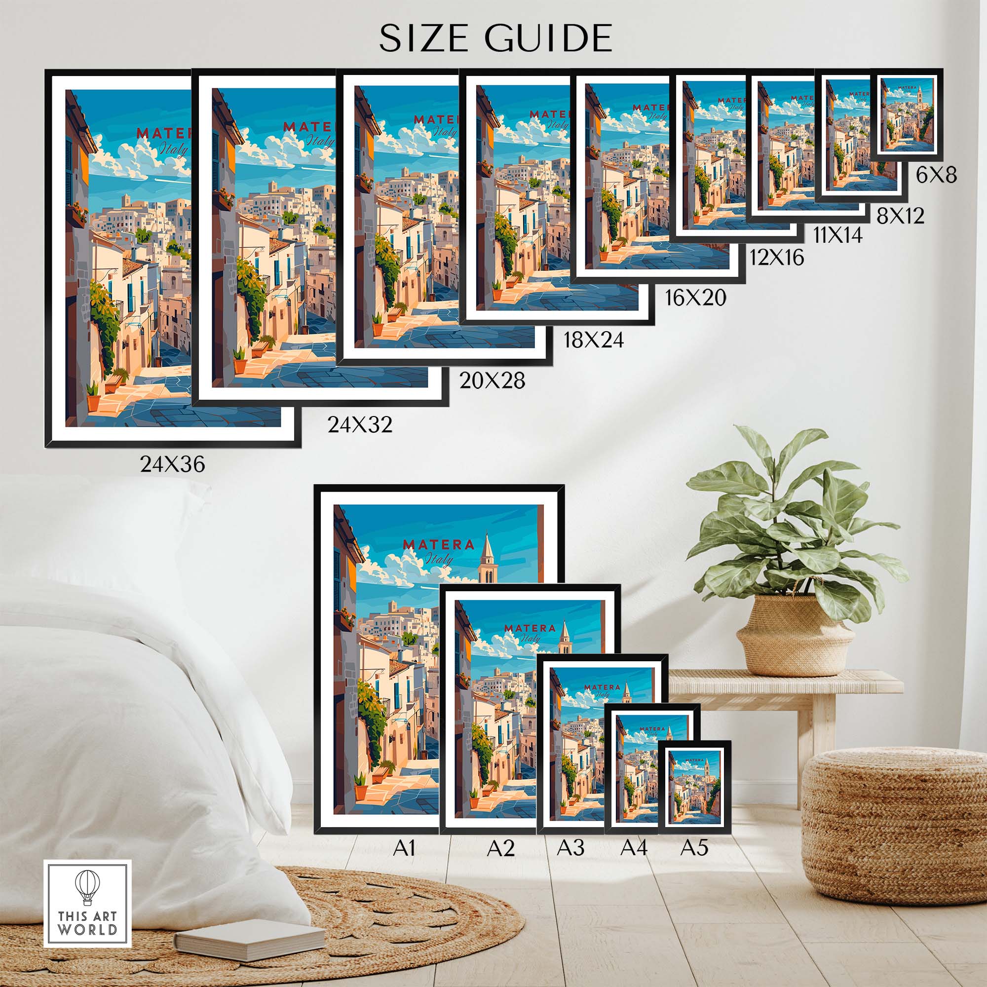 Matera Poster Print