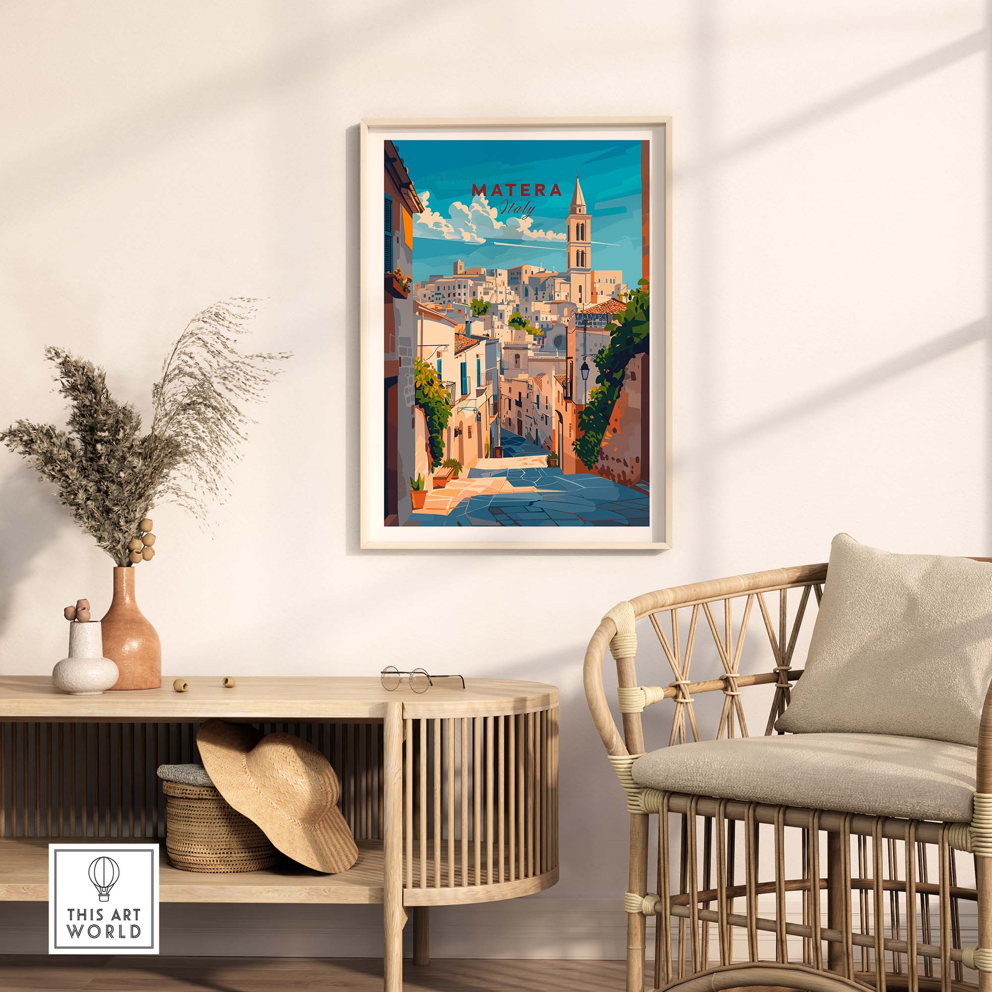 Matera Poster Print