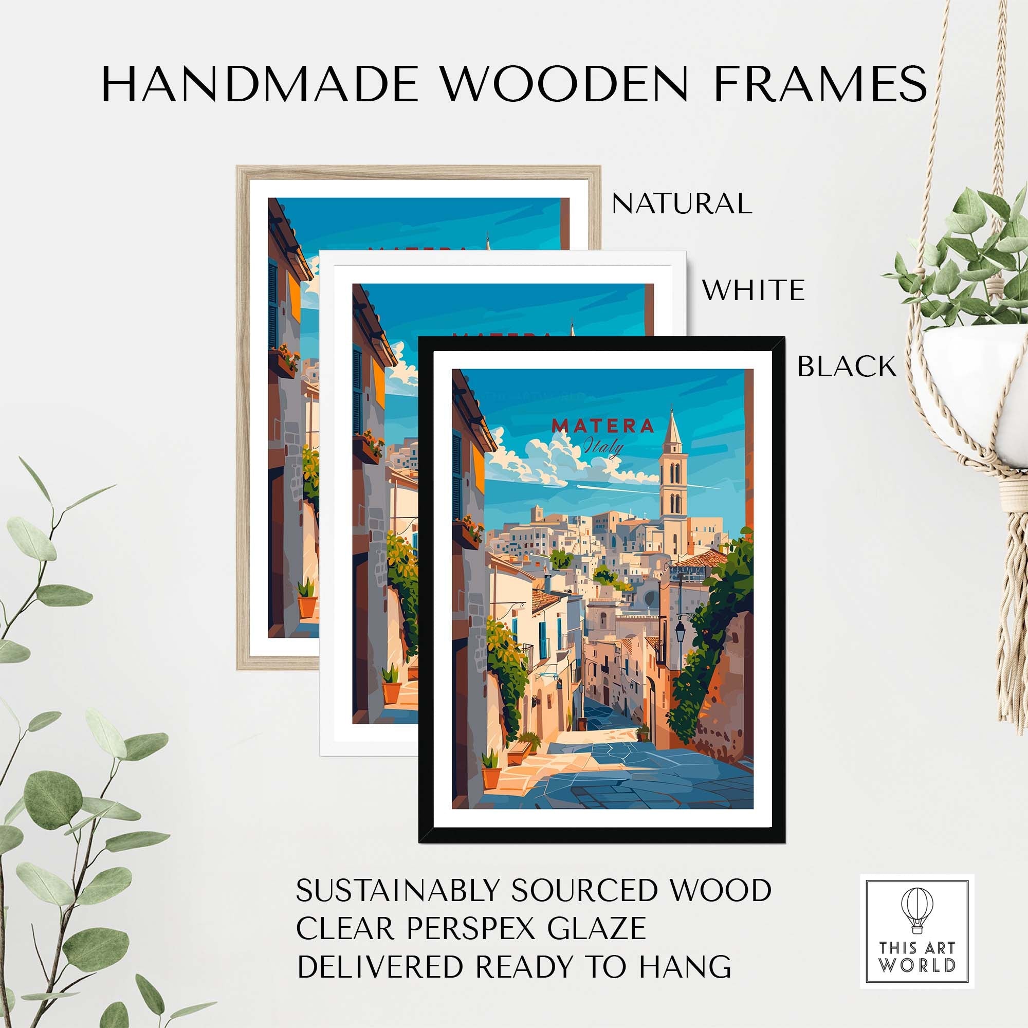 Matera Poster Print