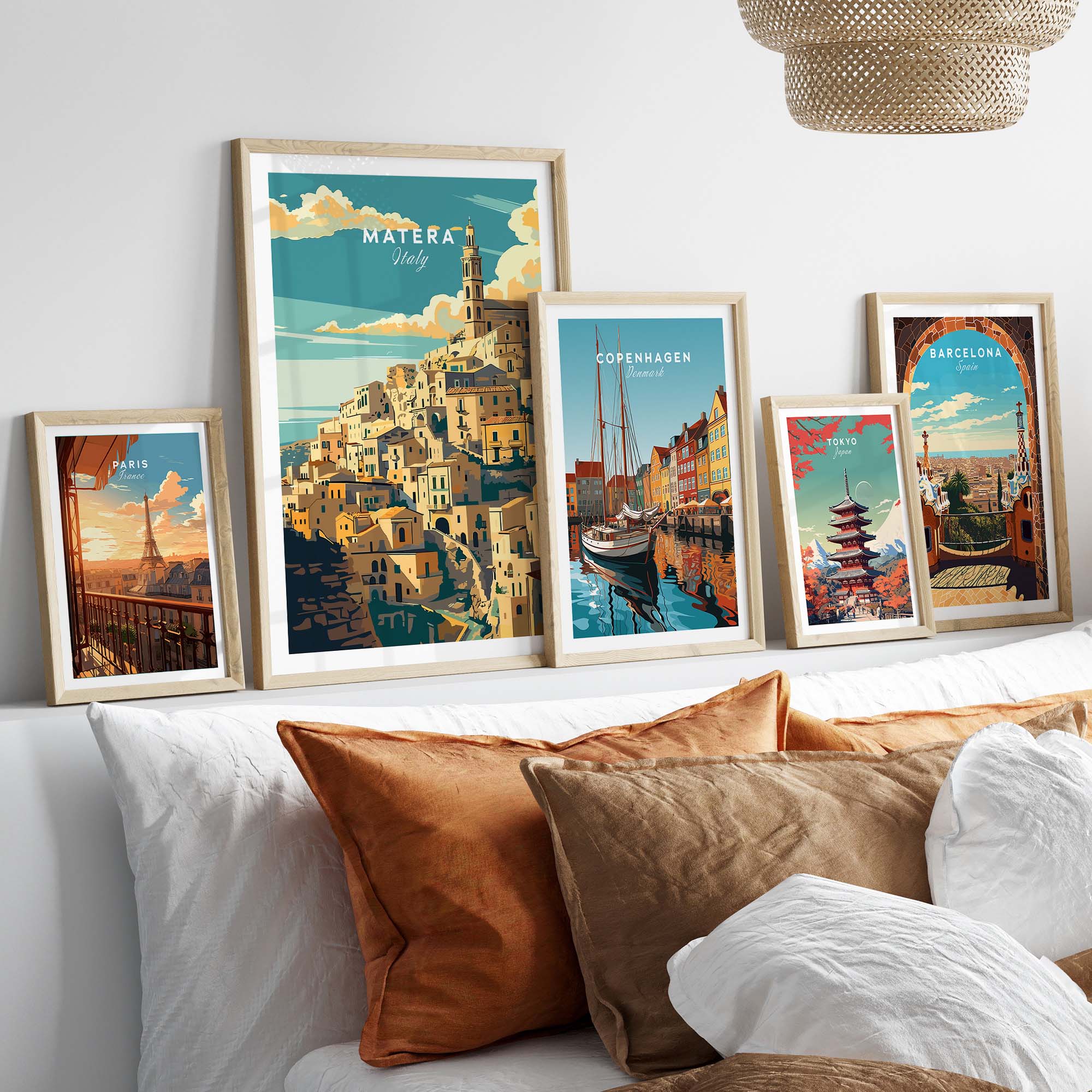 Matera Travel Poster