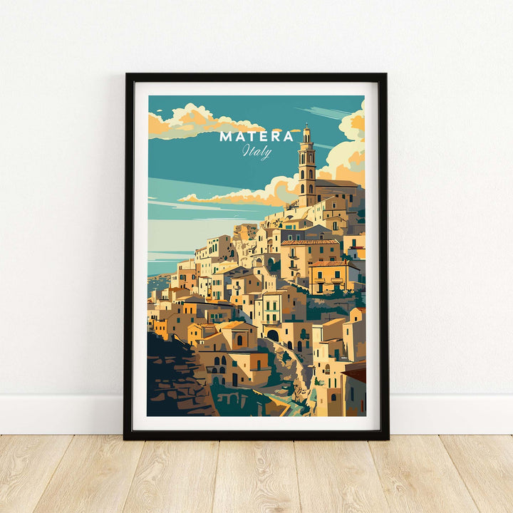 Matera Travel Poster