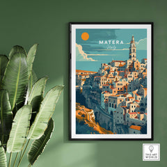 Matera Travel Print