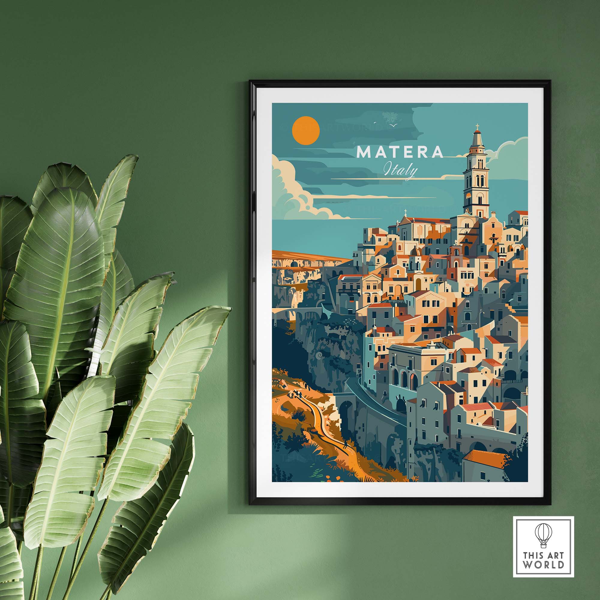 Matera Travel Print