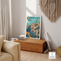 Matera Travel Print