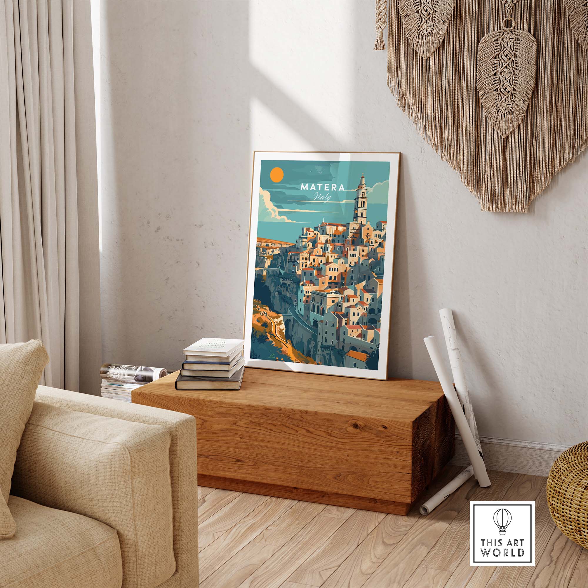 Matera Travel Print