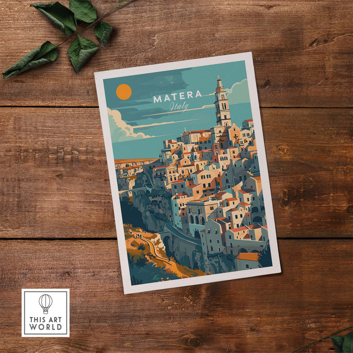 Matera Travel Print