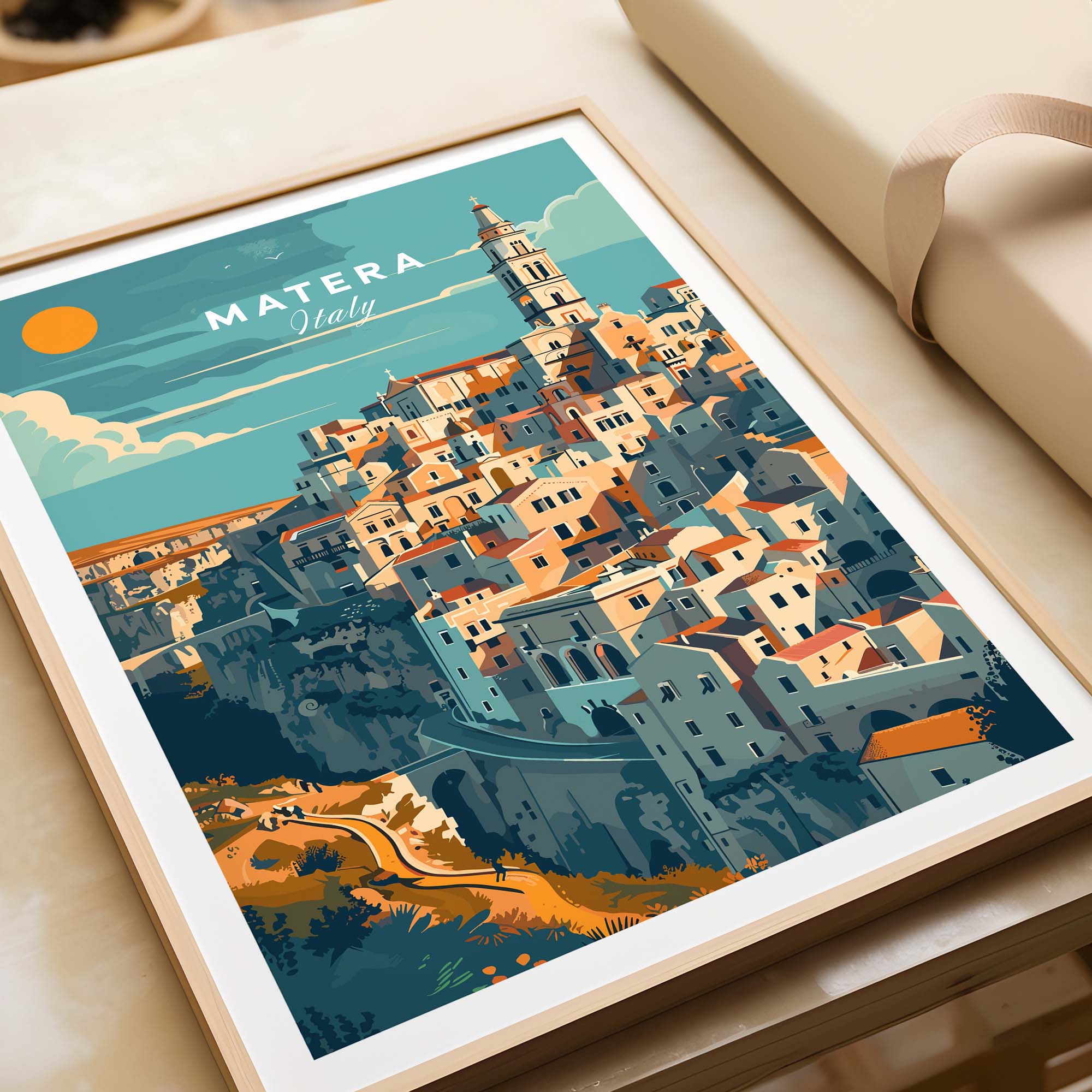 Matera Travel Print