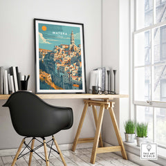 Matera Travel Print