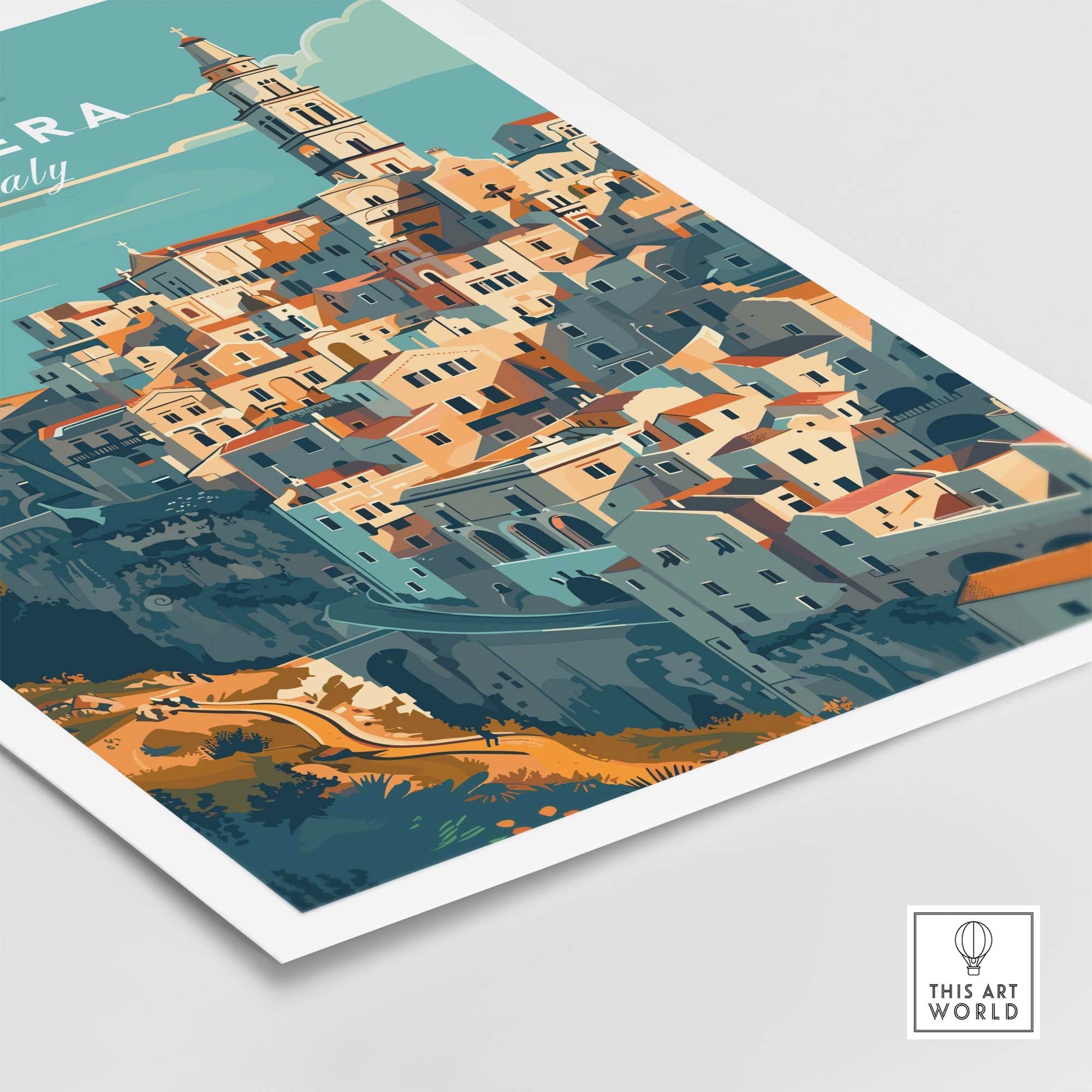 Matera Travel Print
