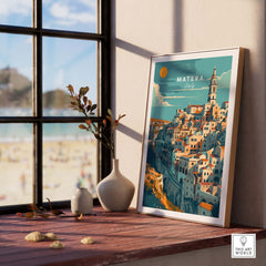 Matera Travel Print