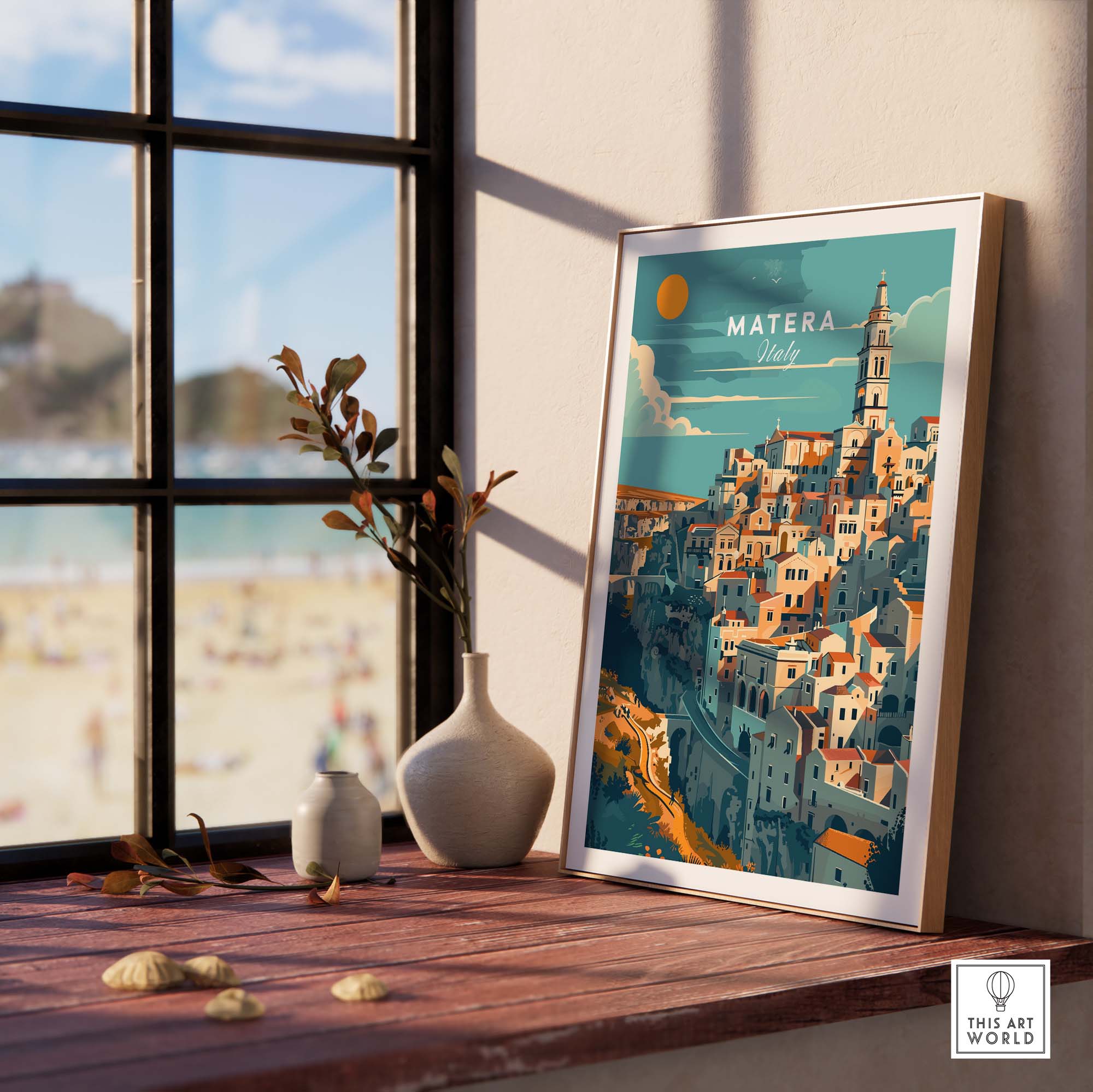 Matera Travel Print
