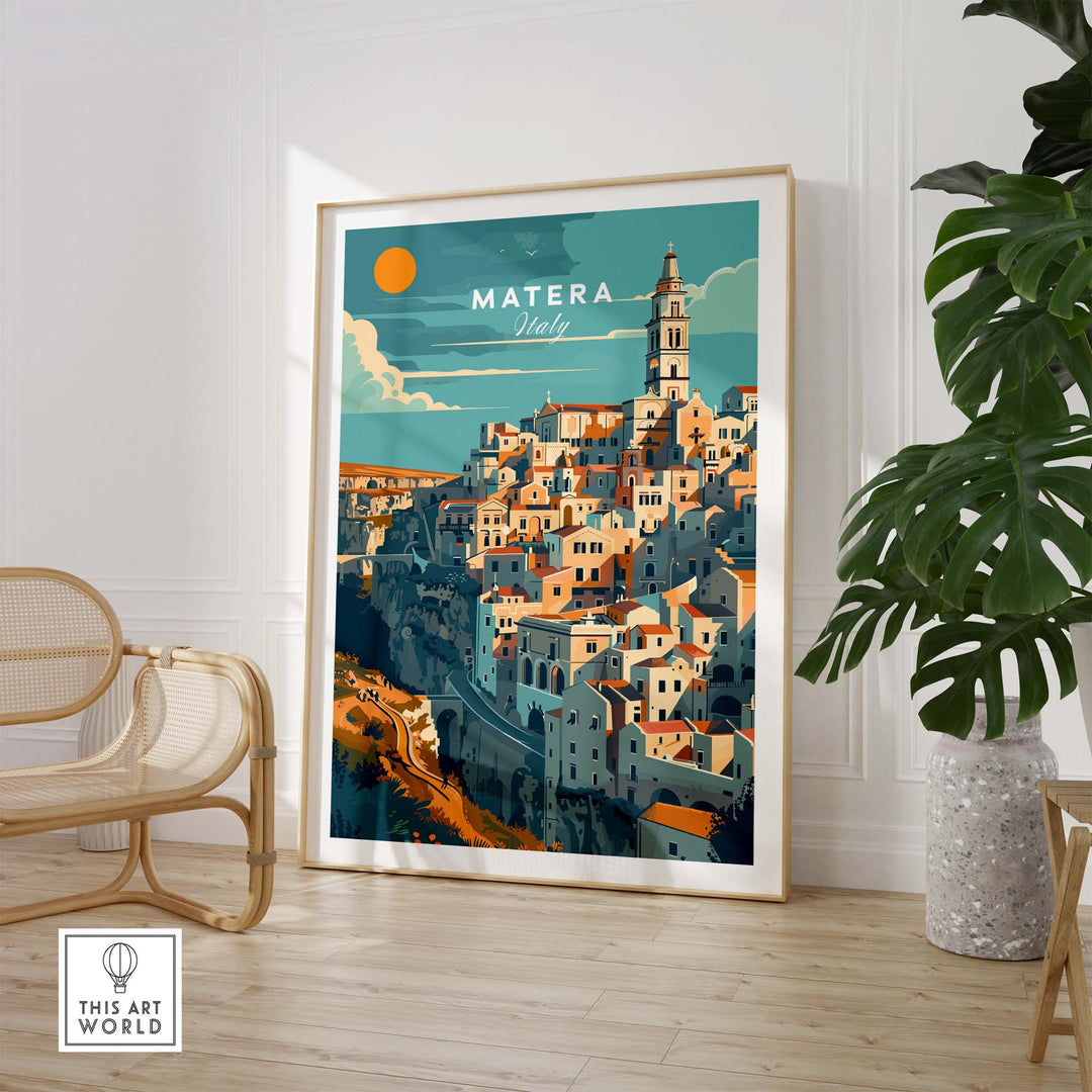 Matera Travel Print