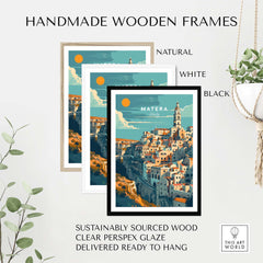 Matera Travel Print