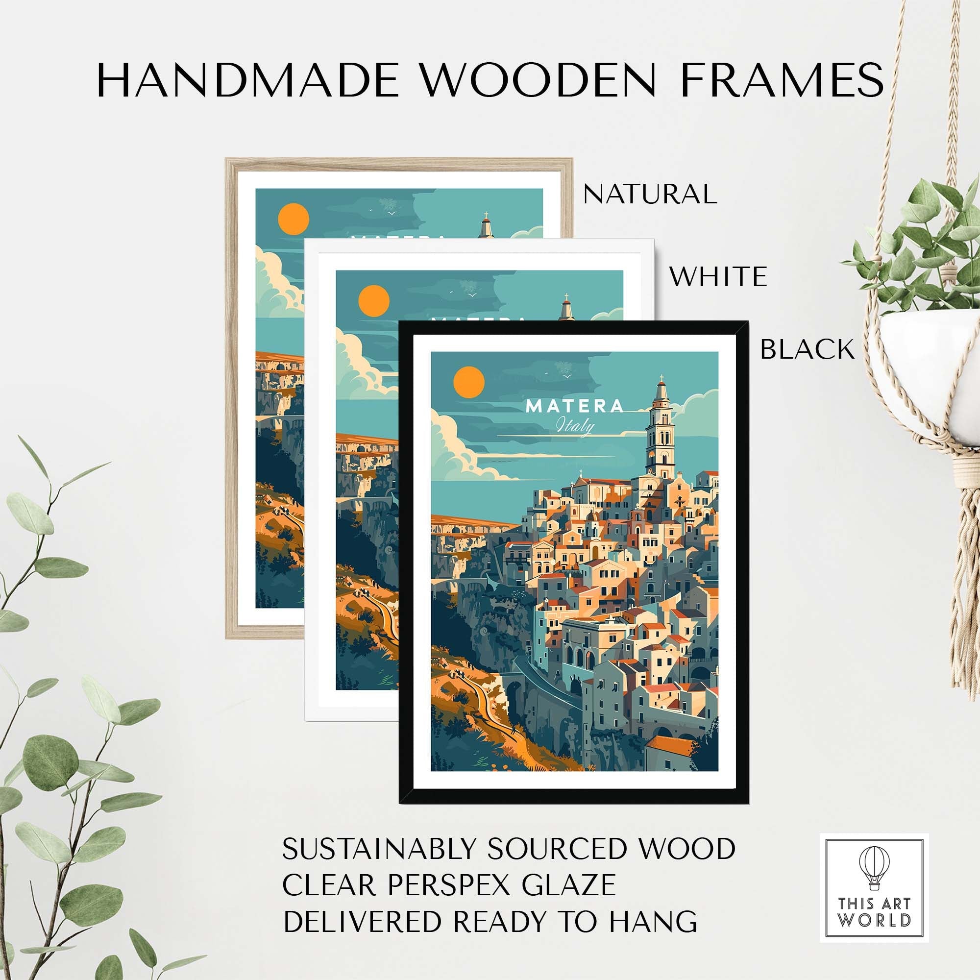 Matera Travel Print