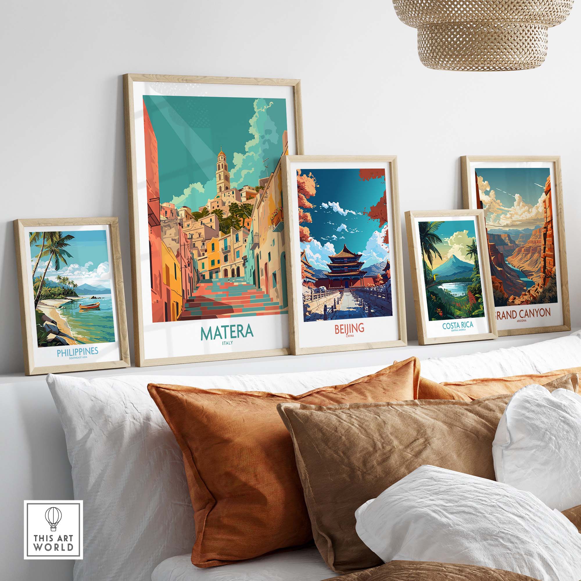 Matera Travel Print Italy
