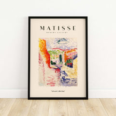 Matisse Art Prints - Abstract Fauvist Poster featuring colorful abstract wall art in a framed display.